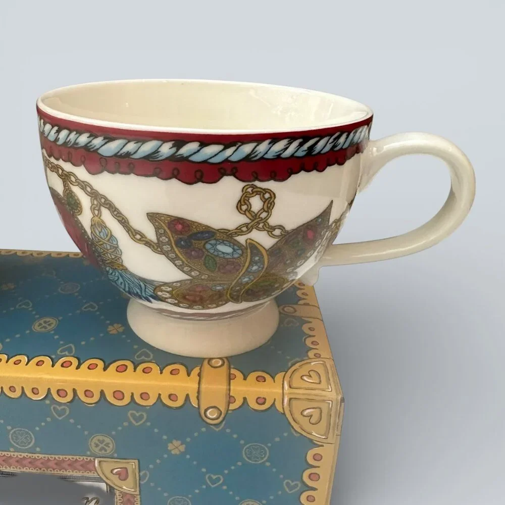 BRIGHTON Oversized Tea Coffee Cocoa Mugs LOVE New With Box - Picture 2 of 4